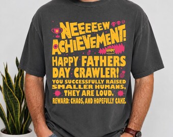 Dungeon Crawler Carl Fathers Day Vingtage Comfort Colors Unisex Shirt, Dad Achievement Tee