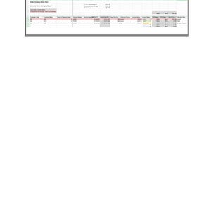 May include: A spreadsheet titled "Accounts Receivable Aging Report" with data fields including customer name, invoice date, and invoice amount. The spreadsheet has a light green and white color scheme.