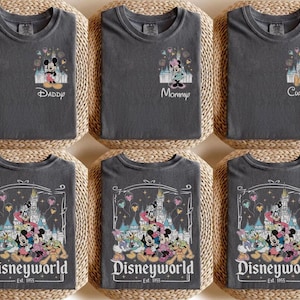 Custom Disneyworld Shirt, Disneyland Family Trip Tee, Disneyland All Character Shirt, 70th Disneyland Magical Year Shirt image 1