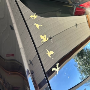 car decal, andarna, fourth wing, tairn, thingy thingz, custom, bookish gift, book decal, reader, book lover, bookworm, book dragon, cars