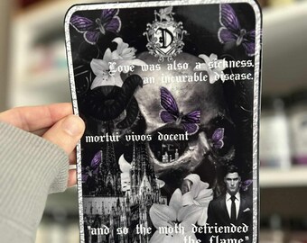 Inserto para Kindle, Dark Academy, Lector de verano, Inserto para funda Kindle, Funda transparente, Inserto para lector electrónico, Lector de suspense, Piscina, Nocticadia