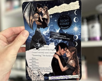 Encarte para Kindle, Acotar, encarte para funda Kindle, Feyre, Romance, romance oscuro, Rhysand, Suriel, Corte Nocturna, Velaris, encarte para lector electrónico
