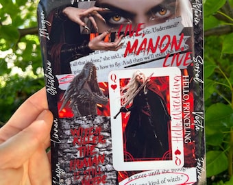 kindle insert, manon, the thirteen, kindle case insert, throne of glass, romantasy bookmark, dark romance, defy the stars, abraxos