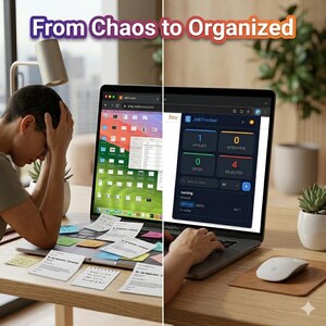 Extensión de Chrome para el seguimiento de solicitudes de empleo / Descarga digital / Organizador de búsqueda de empleo