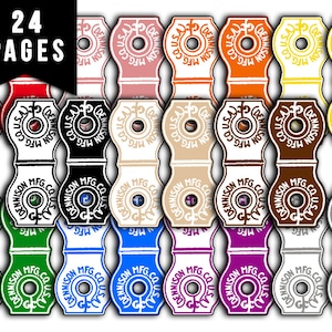 Hole Reinforcements, Tag Reinforcements -24pg Digital Download- Ring Planner, Paper Hole, Journaling Supplies, Junk Journal Printable