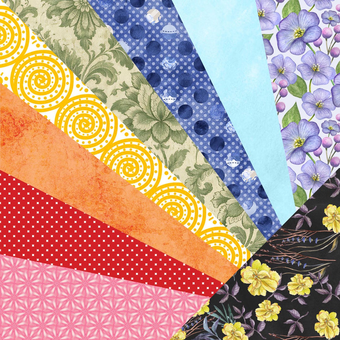 Foundation Paper Piecing Pattern, Scrappy Quilt,fpp Pattern, PDF ...