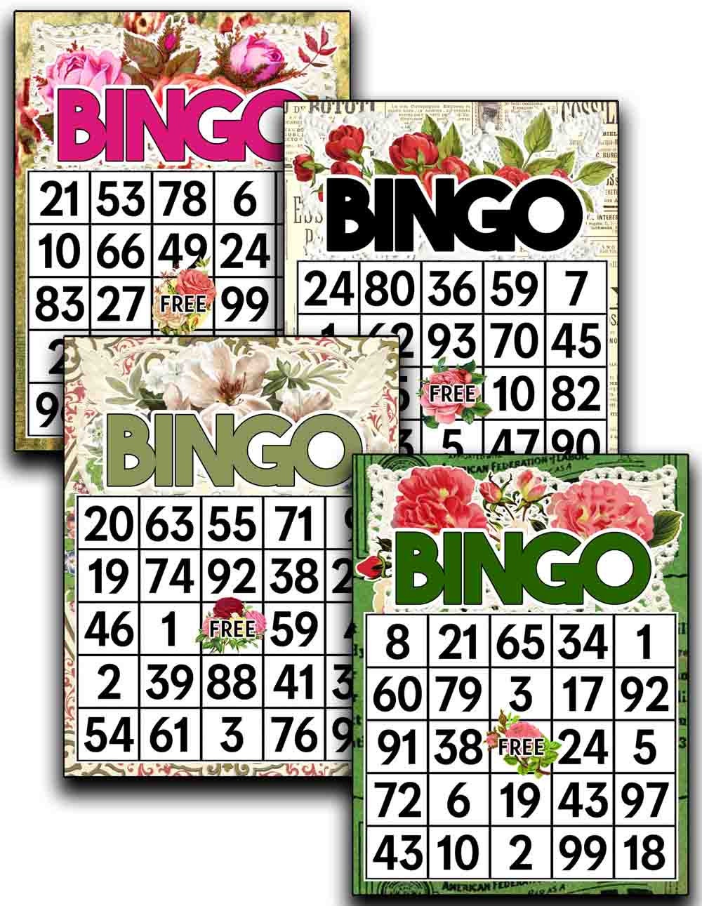 50 Free Printable Bingo Cards Christmas Bingo 50 Printable Cards