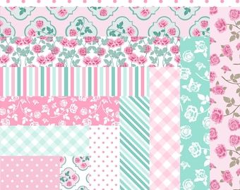 Foundation Paper Piecing Pattern, Scrappy Quilt,FPP Pattern, PDF Download, Beginner Pattern, Foundation Paper Piecing Kit - Strings Quilt