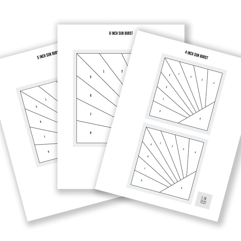 Foundation Paper Piecing Pattern, Scrappy Quilt,fpp Pattern, PDF ...