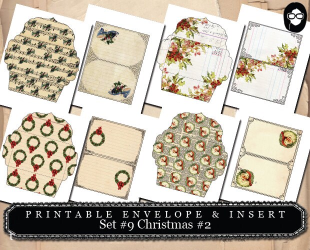 Envelope Templates Printable Envelope & Insert Set