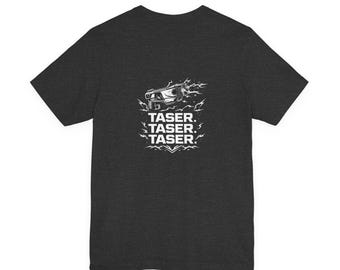 Taser Law Enforcement Graphic T-Shirt, Police Duty Tee, Tactical Support Shirt, First Responder Apparel, Duty Inspired Graphic