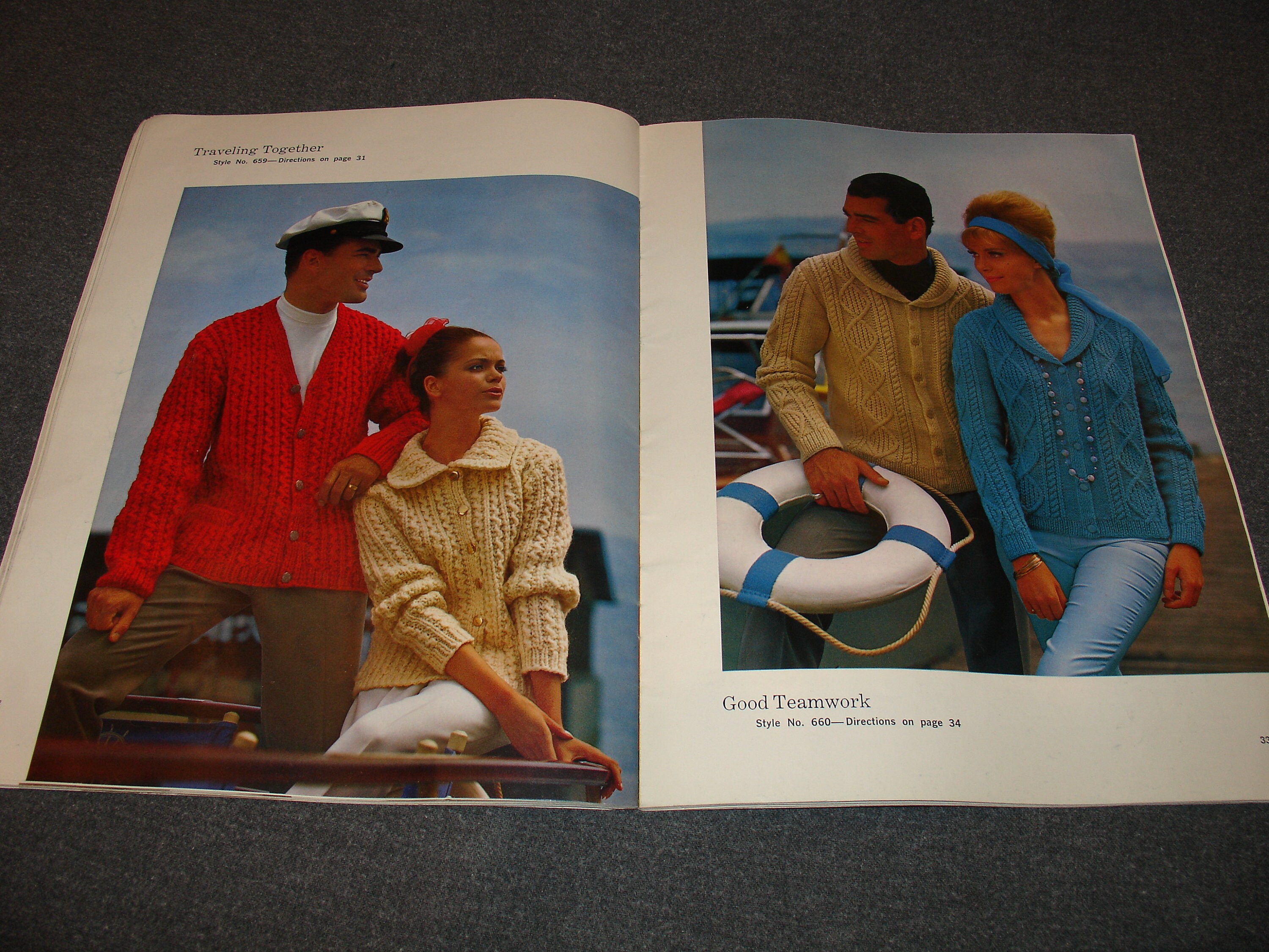 Vintage 1963 Knitting Pattern Book by Spinnerin Yarn Company Etsy
