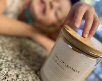 Luxury Non-Toxic Candle - Made in California - Cozy Cinnamon Buttercream
