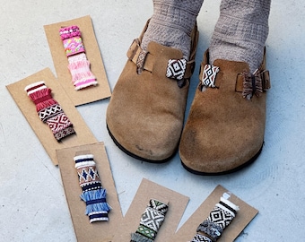 Anelli decorativi per sandali, accessorio Birkenstock, passanti per scarpe dell'amicizia, cinturini Birken (set da 5)