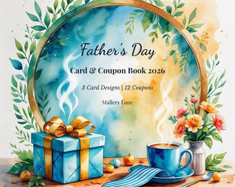Fathers Day Card & Coupon Book | Printable Gift 2026