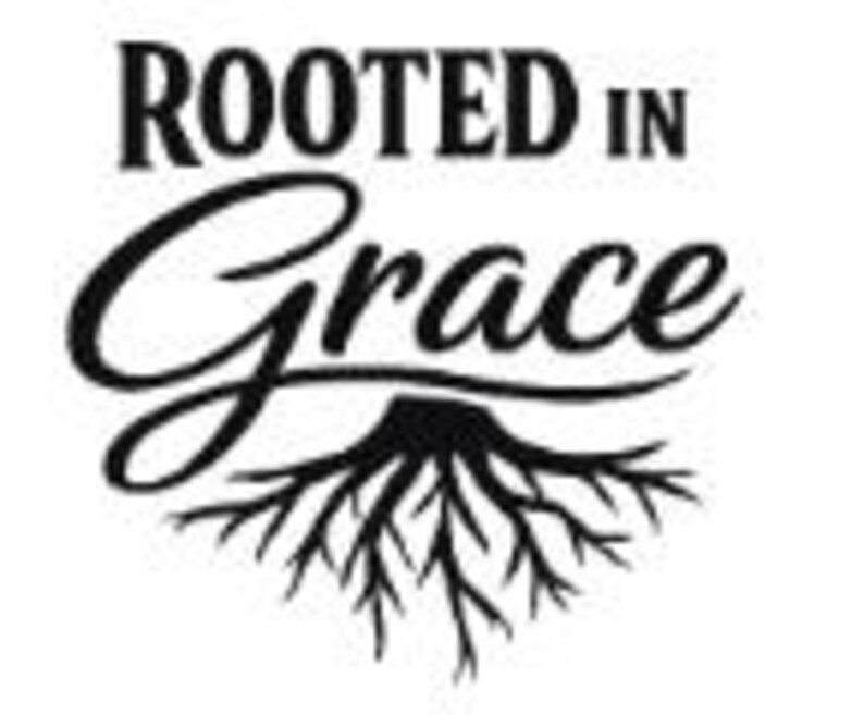 Rooted in Grace SVG Christian Cut File (digital Download) - Etsy