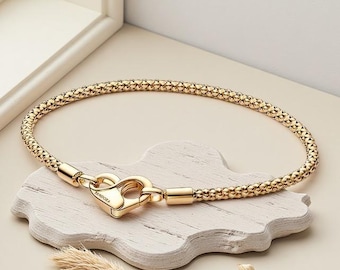 S925 sterlingzilveren Pandora-kettingarmband met studs, Moederdagcadeau, prachtige armband, cadeau bruidsmeisje, cadeau voor haar