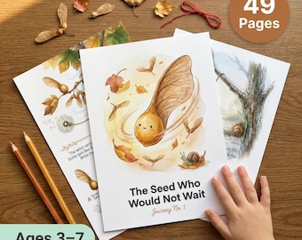 Kids Activity Book | The Seed Who Would Not Wait | Ages 3-7 | Big Feelings | Calm Down | Nature Story | Read Together PDF