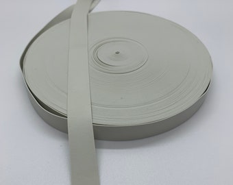 1/2 banda elástica blanca para trajes de baño 5-100 yardas