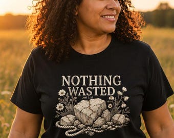 Nothing Wasted Christian T-Shirt: Kintsugi Floral Bible Verse Tee