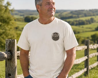 Firm Foundation Christian Pocket T-Shirt | Rooted in Truth Built on Faith Tee