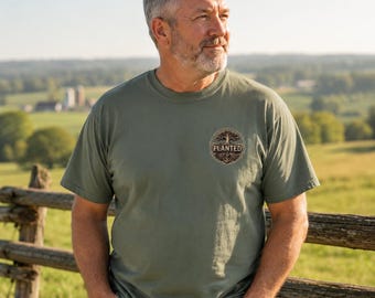 Comfort Colors Christian Tee | Tree Anchor Faith Shirt, Rooted in Truth Apparel