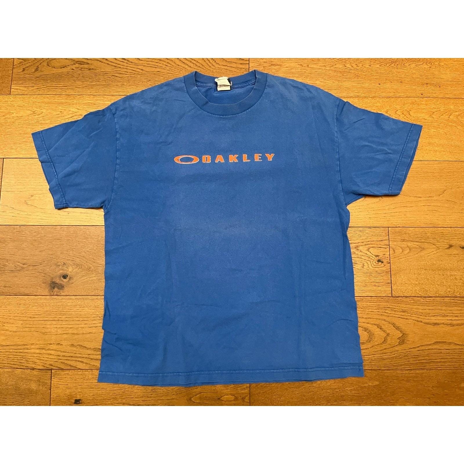 あ*ゃ様 archive oakley blue logo t-shirts 古 Vintage Oakley Tshirt - Etsy