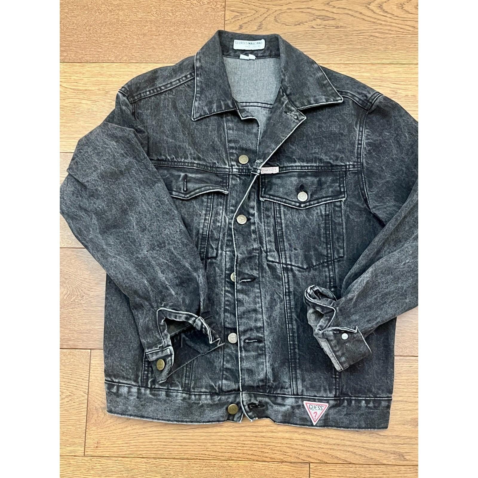 80s Guess Denim Jacket - Etsy