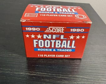 1990 NFL Score Football Rookie & Traded Set Emmitt Smith RC