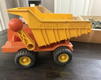 Vintage Fisher Prize leksaksdumper