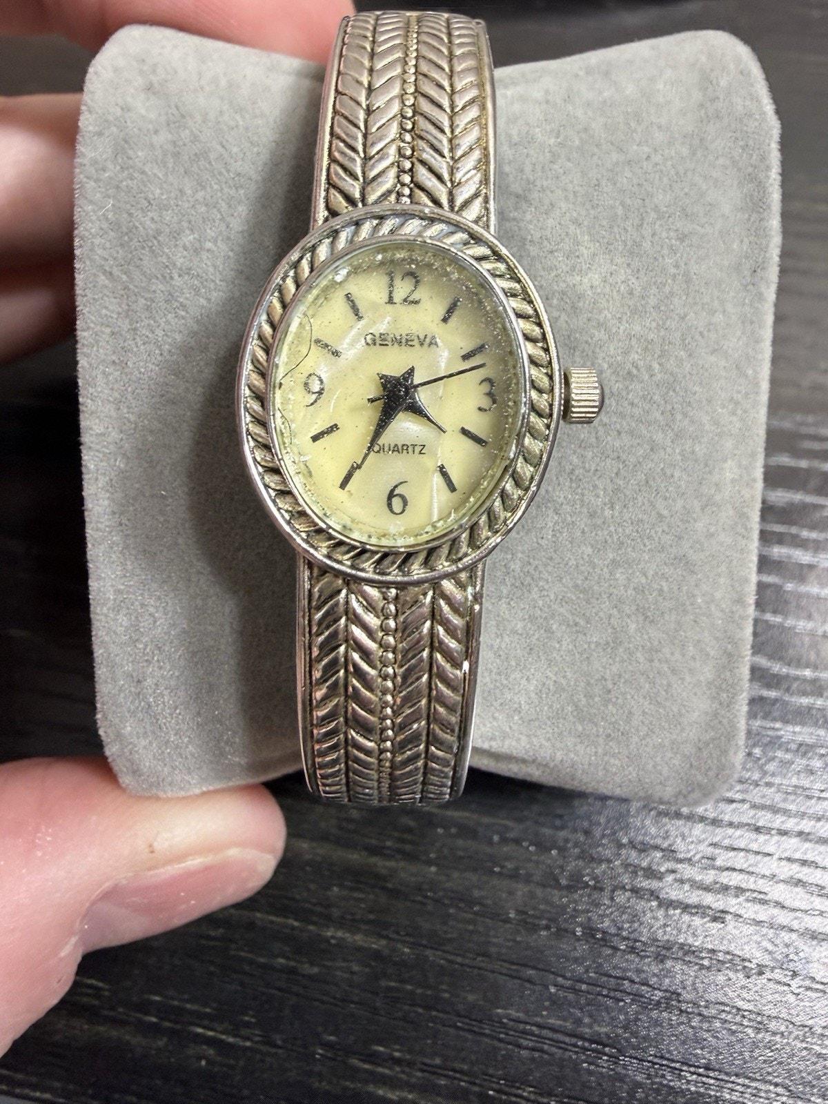 Geneva Cuff Watch - Etsy