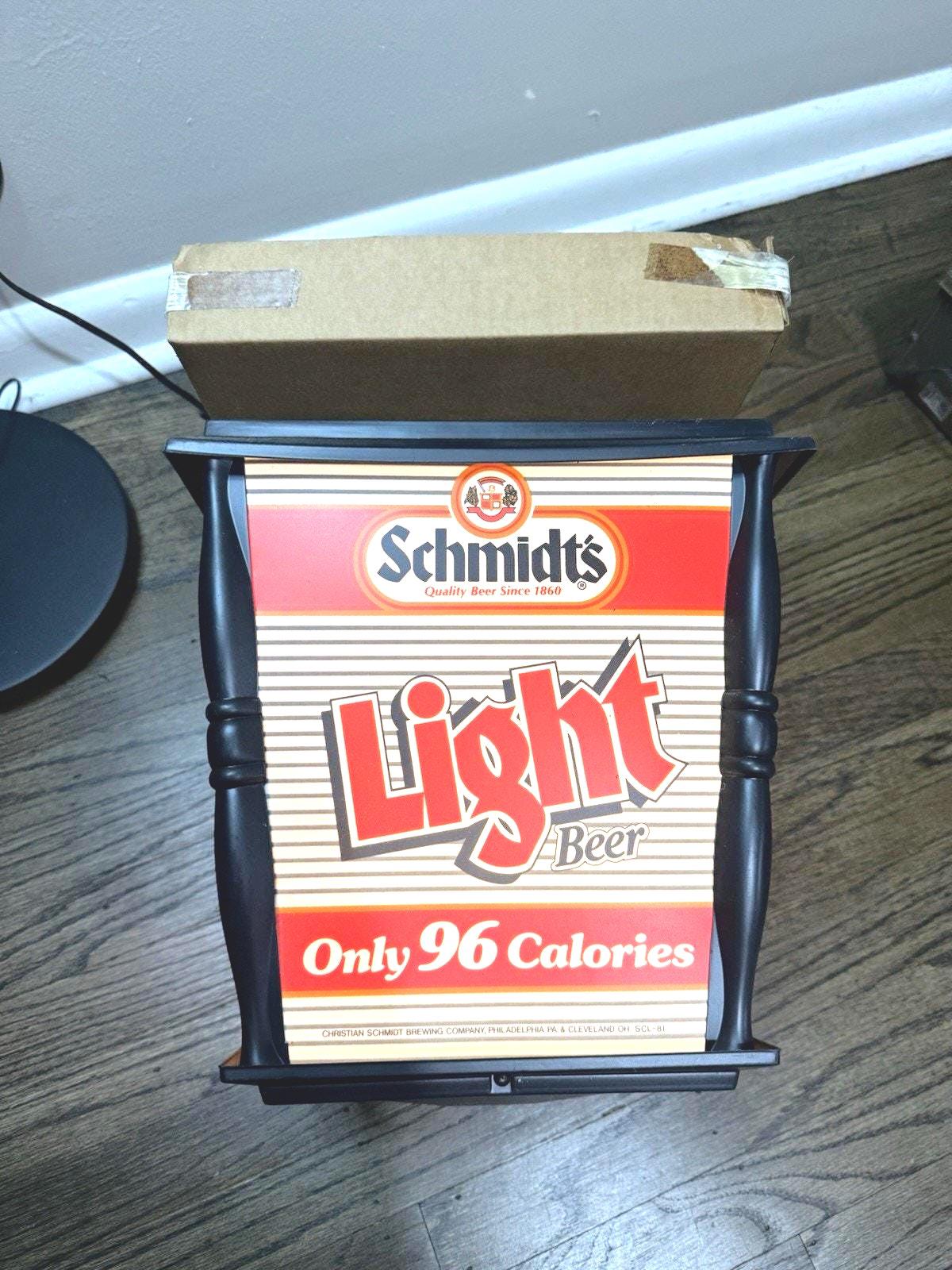 Schmidt Lighted Beer Sign - Etsy