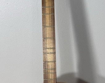 Vintage Handcrafted Gourd Calabash Banjo 4-String Folk Instrument