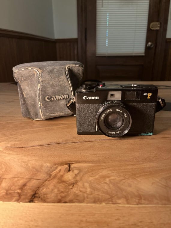 Canon A35 F 40 mm Rangefinder Film Camera 40mm f2.8 UNTESTED
