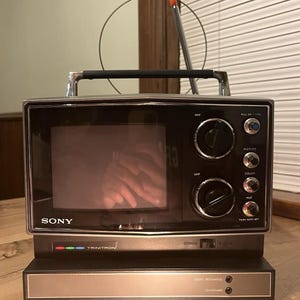 Sällsynt vintage Sony KV-5000 bärbar TV, oprövad