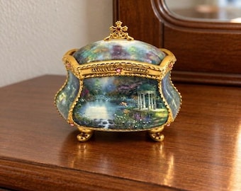 Thomas Kinkade Have Faith Blessings Musical Prayer Box You'll Never Walk Alone