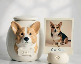 Custom 3D Ceramic Pet Memorial Jar & Keepsake