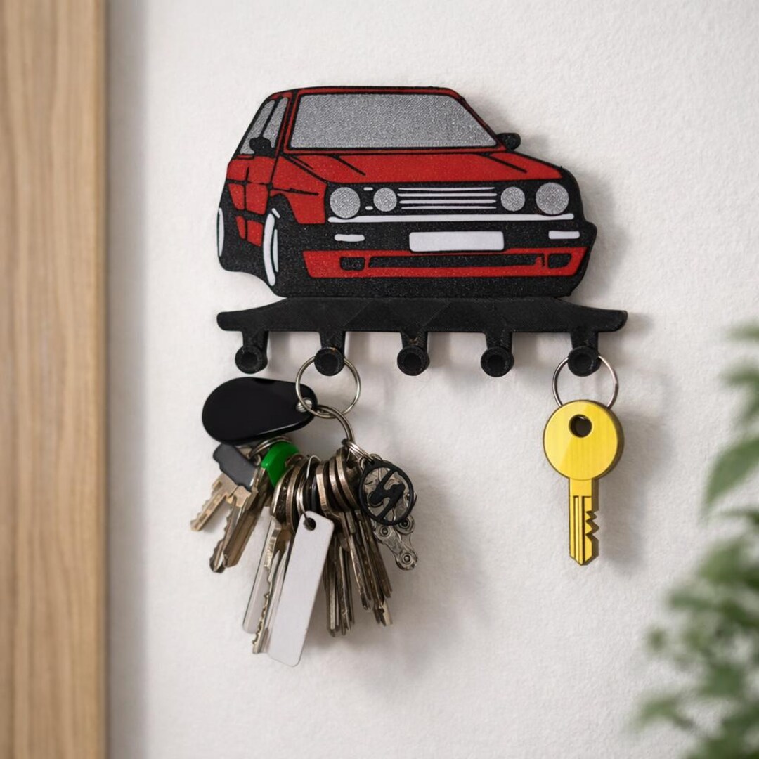 Custom Key Holder – Personalized Wall Key Rack With Your Own Motif ...