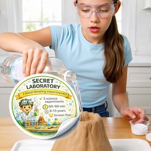 Secret Lab | Science Experiments for Kids Ages 8-13 | Printable PDF | Kit #2