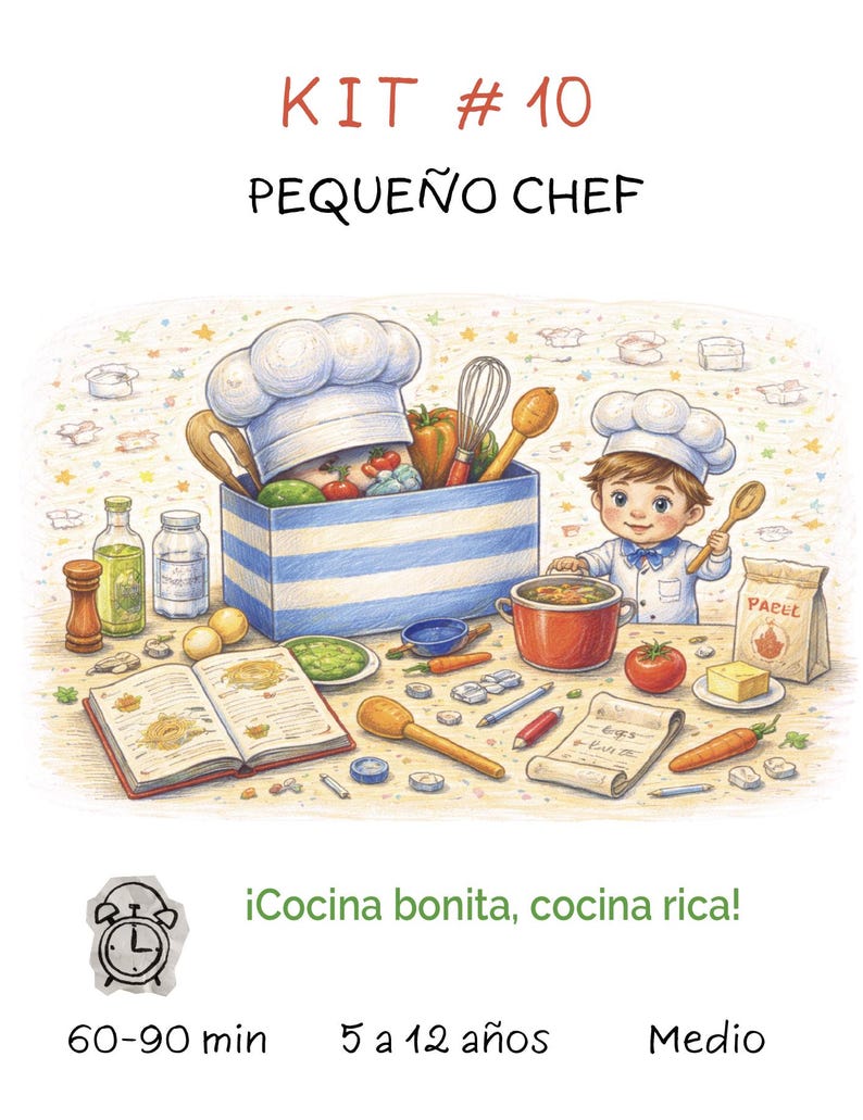 Little Chef Kit | Cooking Activities for Kids 6-12 Years Old ...