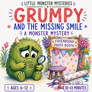 Printable Mystery Game for Kids: Grumpy and the Missing Smile