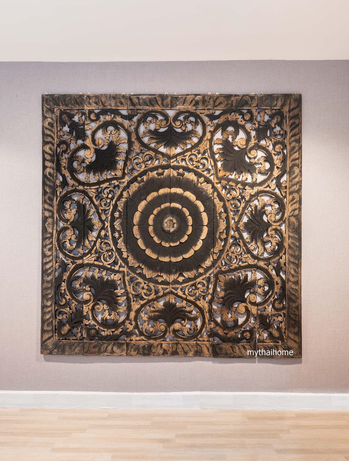 Wooden Large Wall Art King Size Bed Sculpture Bohemian Etsy