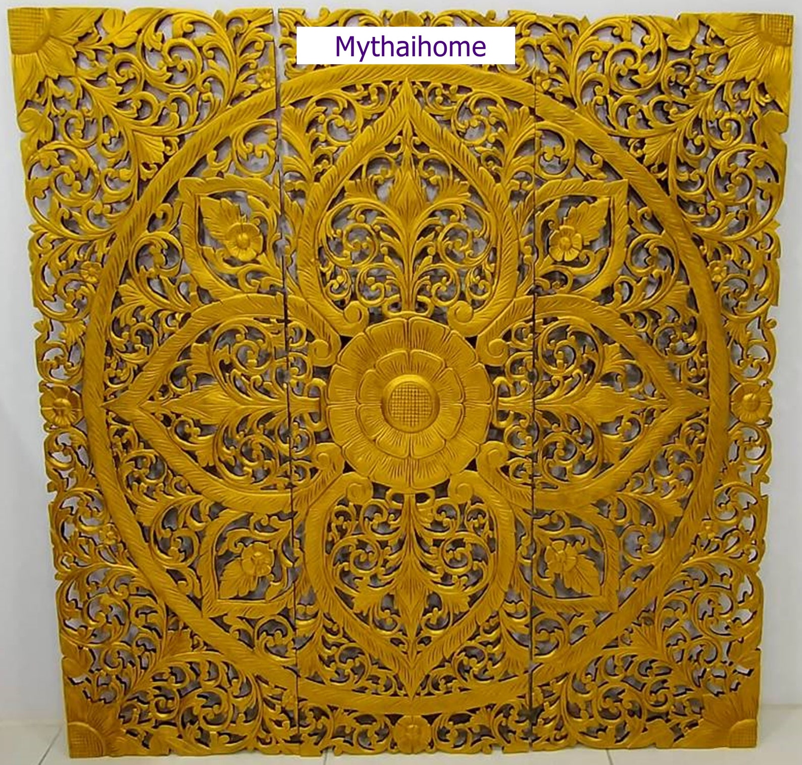 60 Teak White Queen Carved Headboard Reclaimed Large Etsy