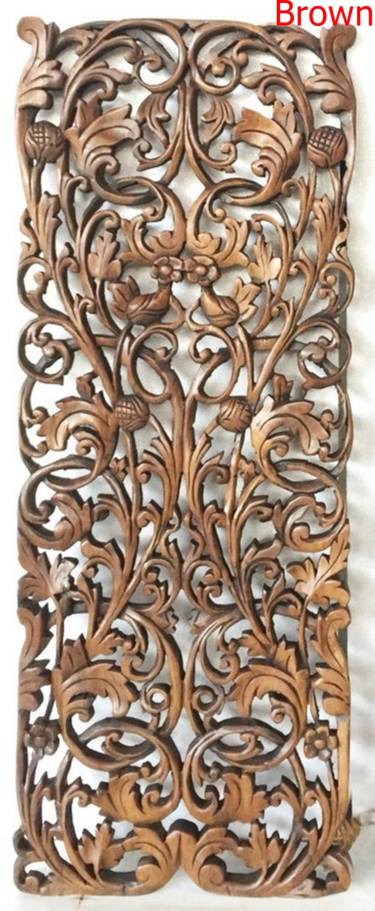 White Carved Wall Etsy