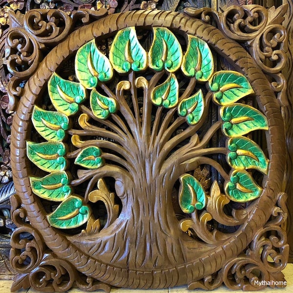 Medallion Wood Art Etsy