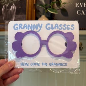 Rita Granny Glasses | Bluey Birthday Party Favors | Granny Costume Accessory | Toy