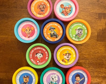 Paw Patrol Play-Doh Party Favors | Birthday Goodie Bags, Kids Treats