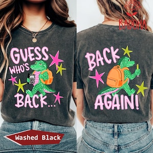Guess Who's Back Teacher Shirt, Funny Gator Teacher Tee, Back To School Shirt, First Day Of School Outfit, Classroom Gift, Teacher Life Tee