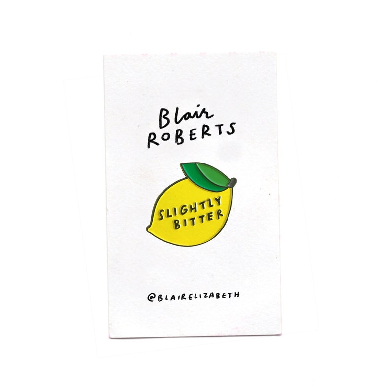 The OG Slightly Bitter, enamel pin image 1