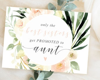 Aunt Printable Card - Etsy